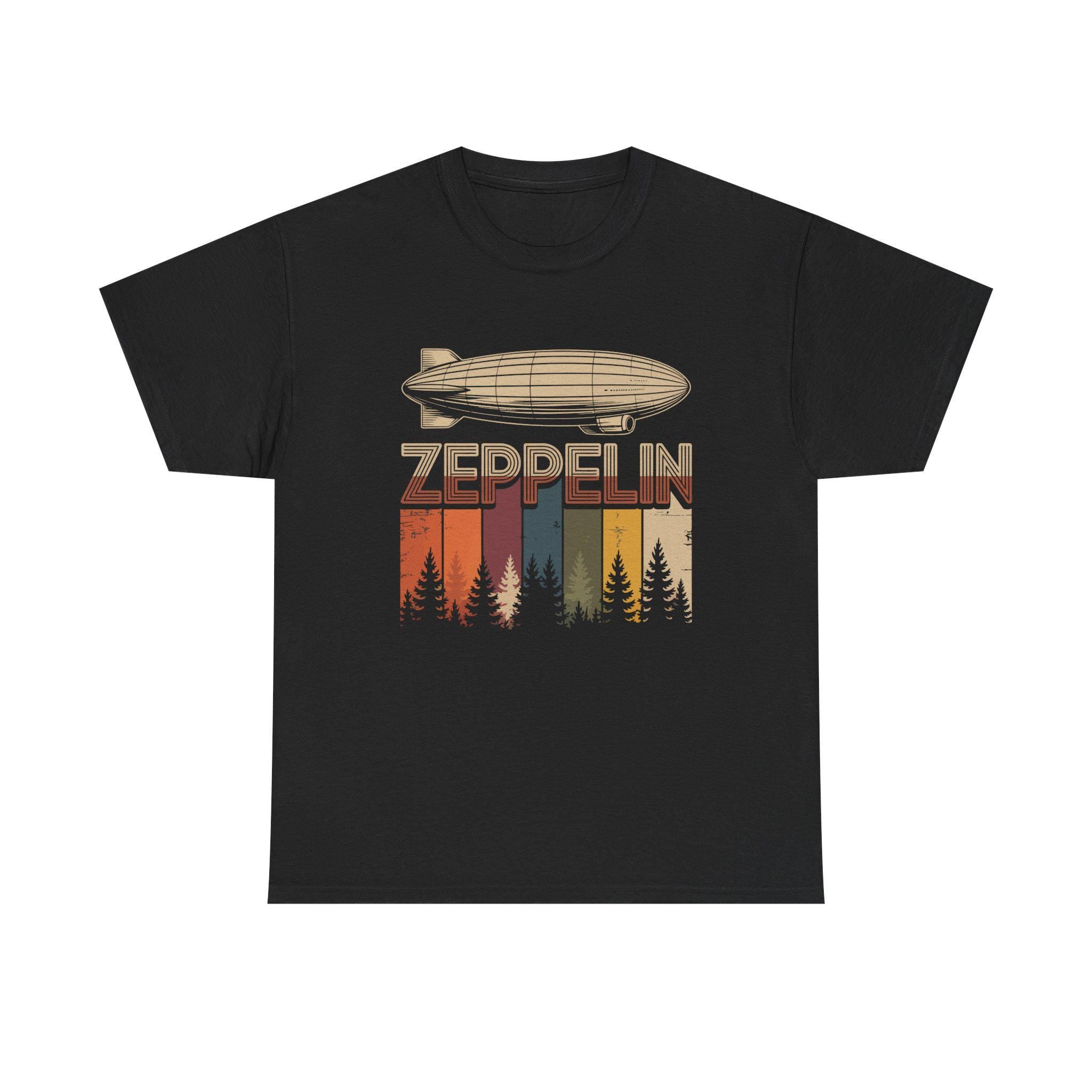 Zeppelin Vintage T-Shirt | Retro Airship Shirt | Aviation Graphic Tee | Steampunk Gift | Adventure Travel Tee