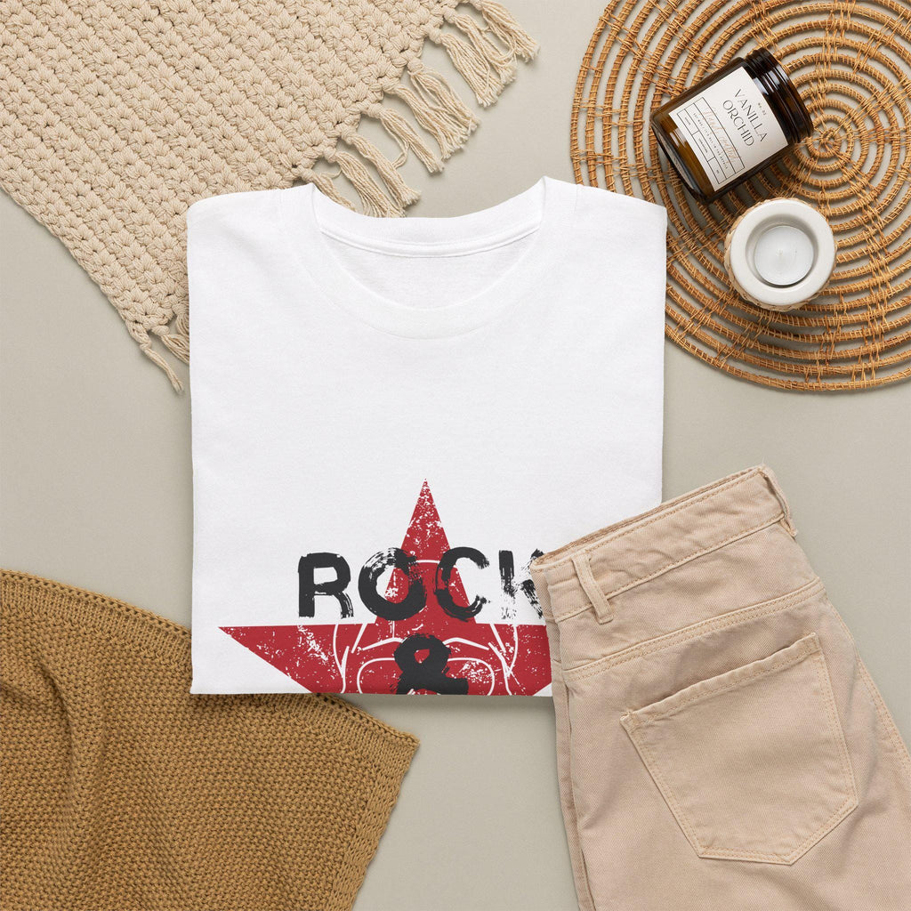 Rock and Roll Skull T-Shirt, Distressed Vintage Music Graphic Tee