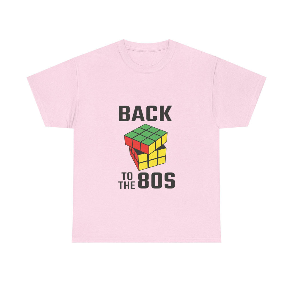 80s Retro T-Shirt, Rubik's Cube Graphic Tee, Nostalgic Vintage Style