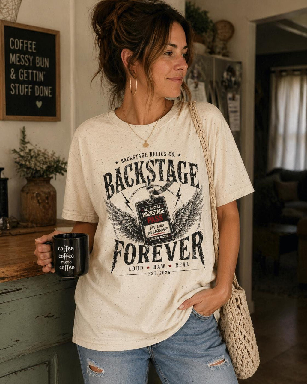Backstage Pass Tour shirt T-Shirt | Typography Shirt