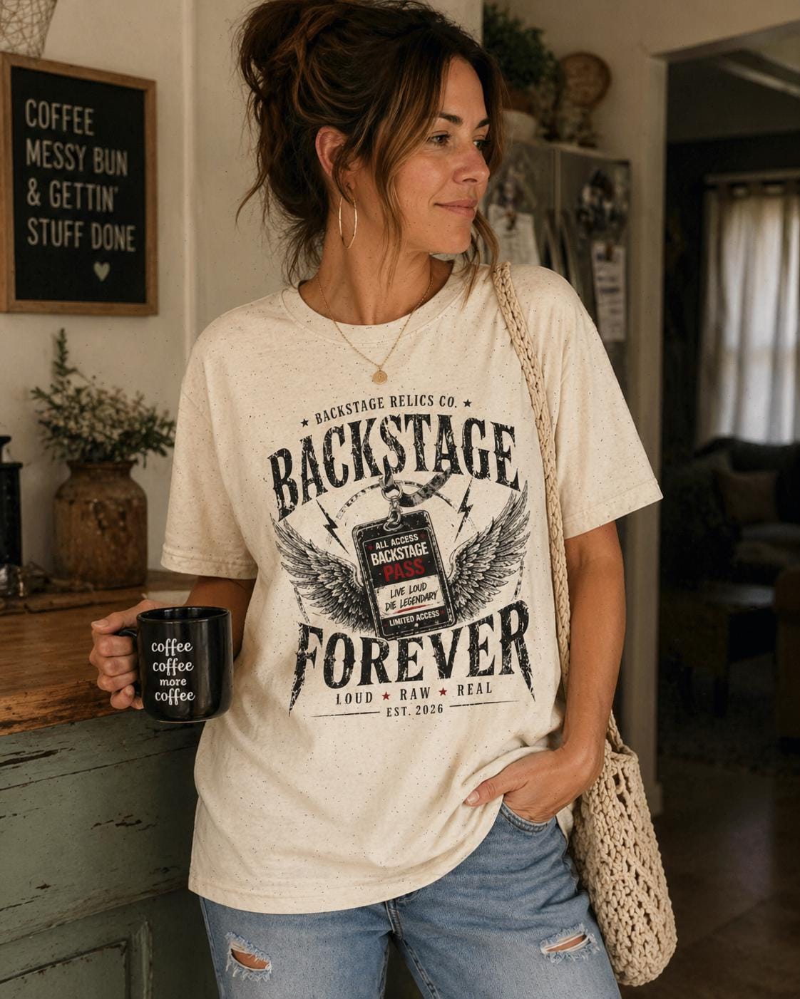 Backstage Pass Tour shirt T-Shirt | Typography Shirt