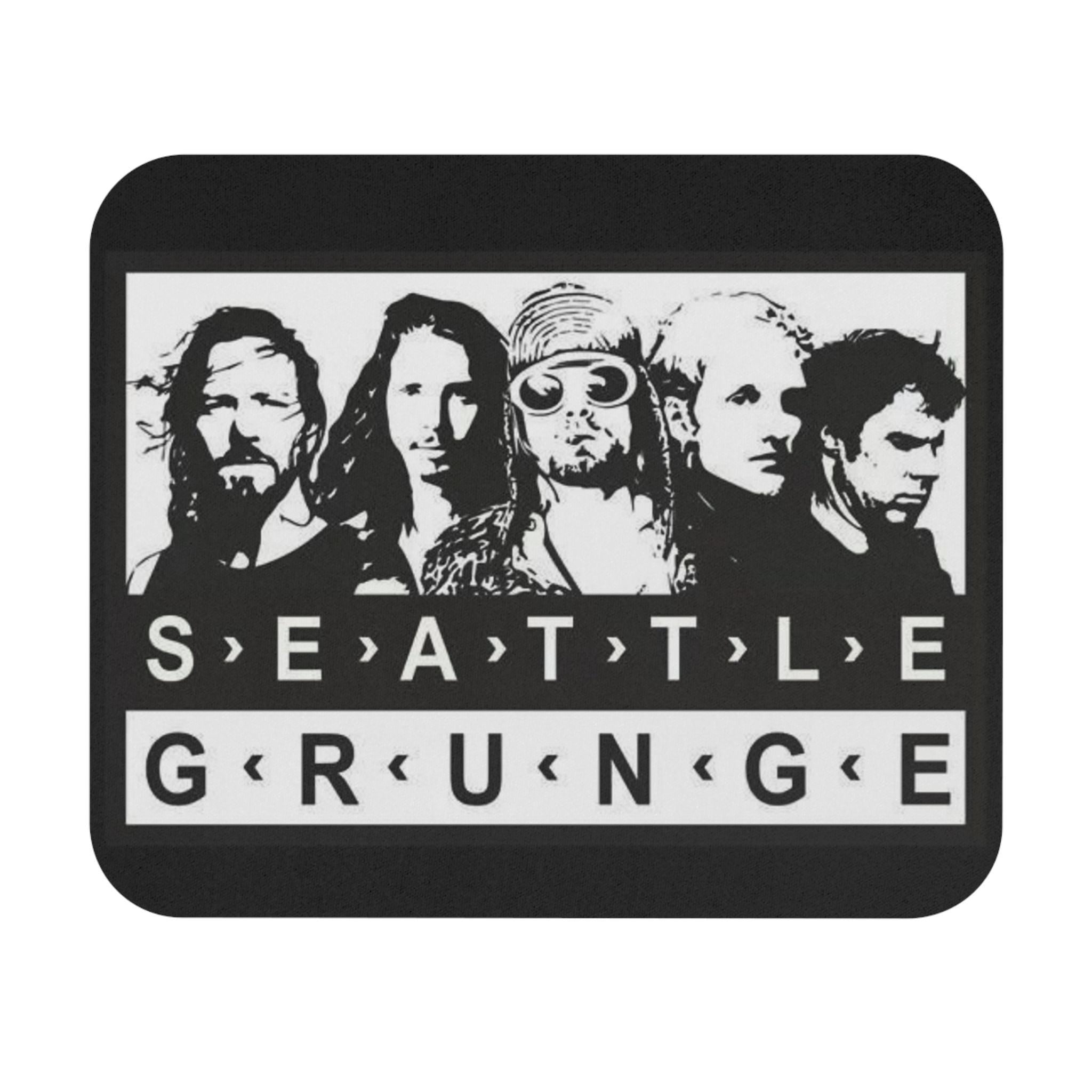 Seattle Grunge/ Band Mouse Pad Desk Mat