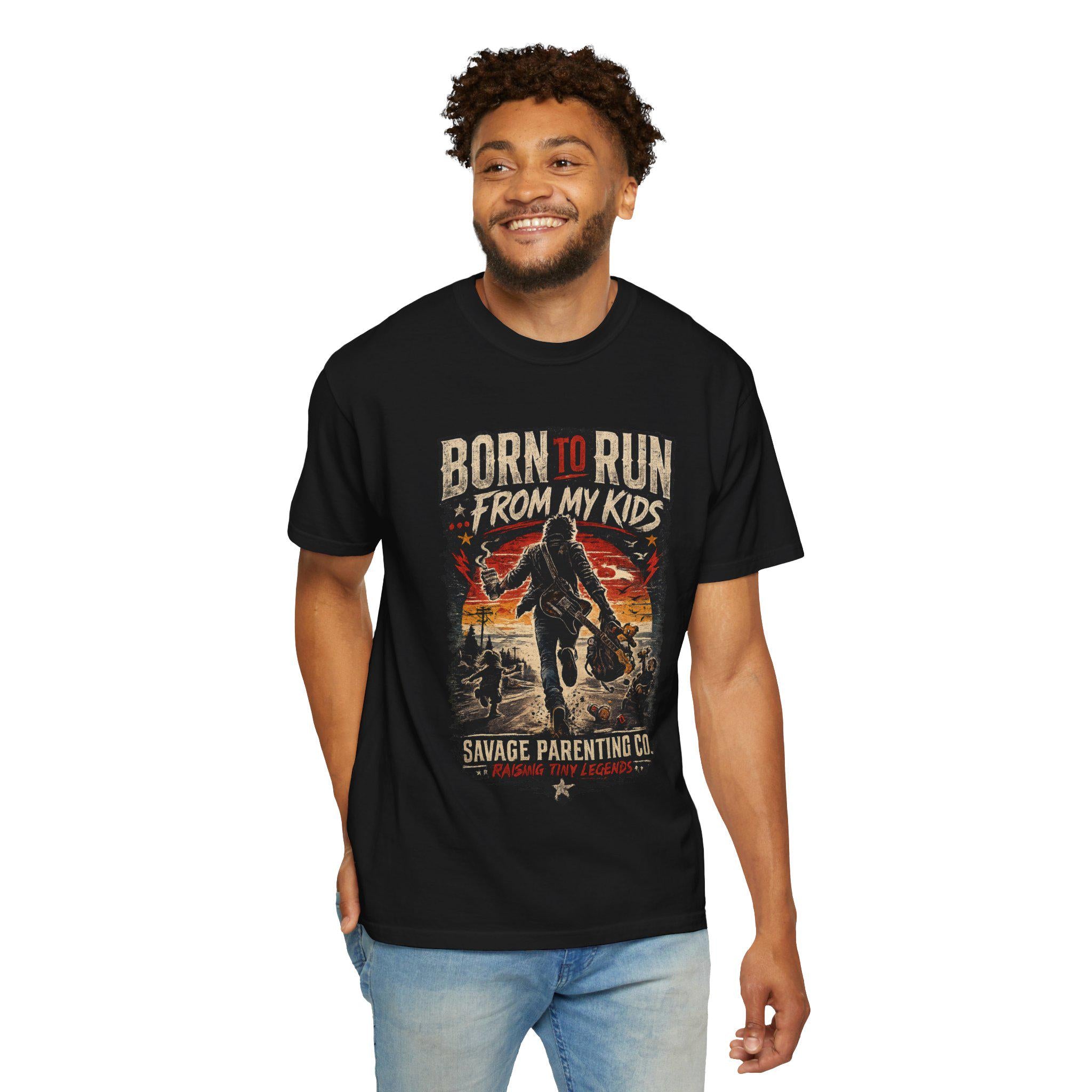 Graphic Tee, Rockstar, Born To Run,