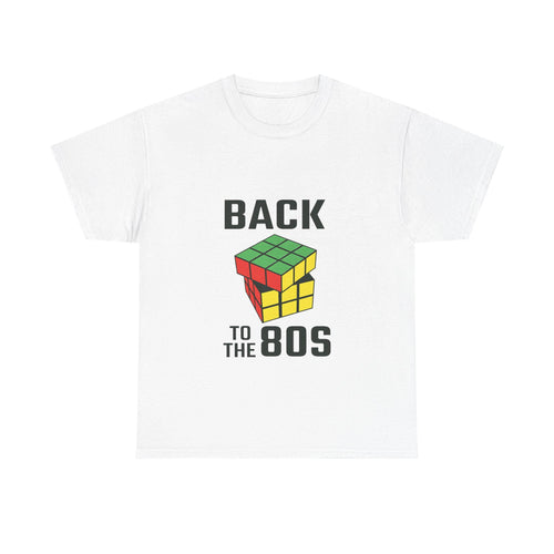 80s Retro T-Shirt, Rubik's Cube Graphic Tee, Nostalgic Vintage Style