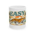 Easy Tiger Beach Sunset Mug: Tropical Vibes Coffee Cup