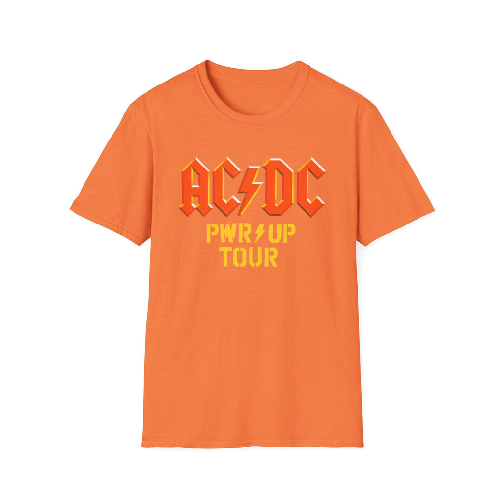 ACDC PWR UP Tour Graphic T-Shirt, Vintage Rock Band Tee