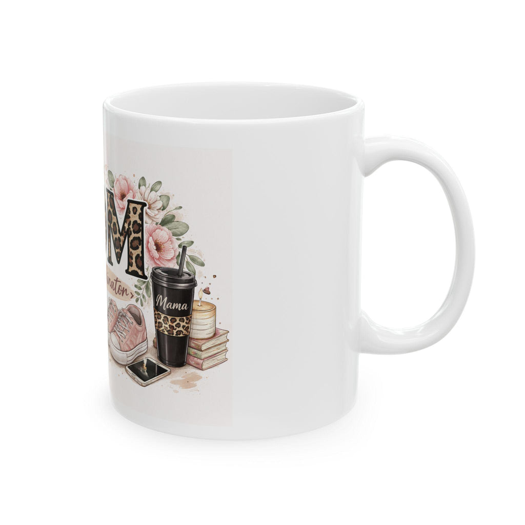 Mom Chaos Coordinator Mug | Floral, Leopard Print, Coffee, Sneakers