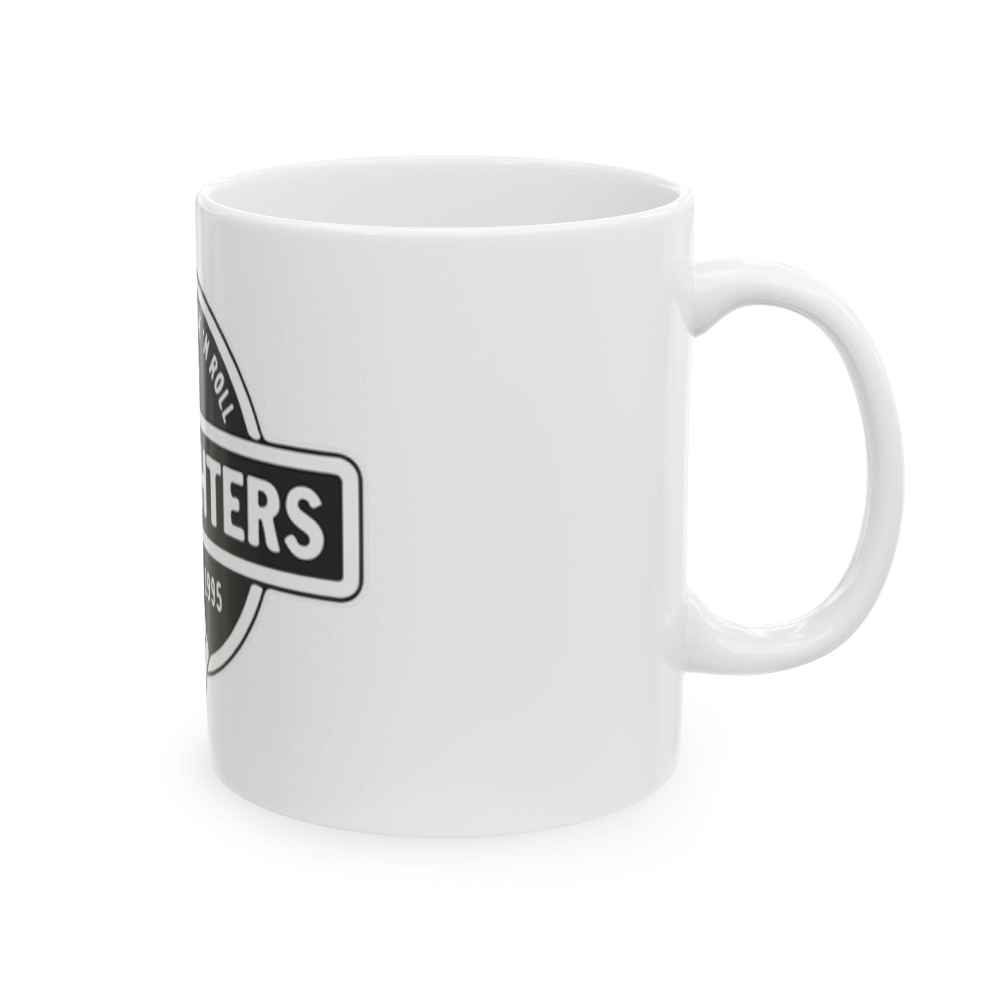 Foo Fighters logo Mug | Rock Band ceramic coffee cup, Est. 1995