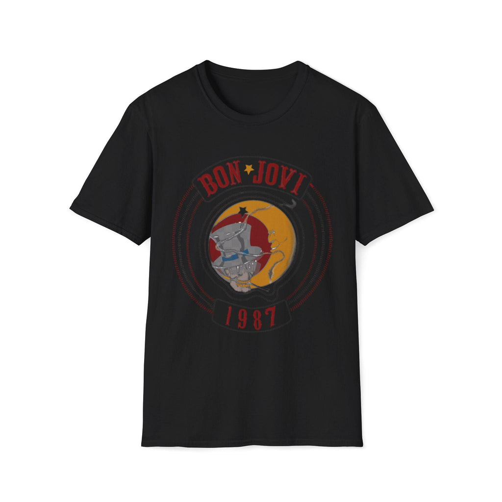BON JOVI EST 1987 T-Shirt | Band Tee, Typography Shirt