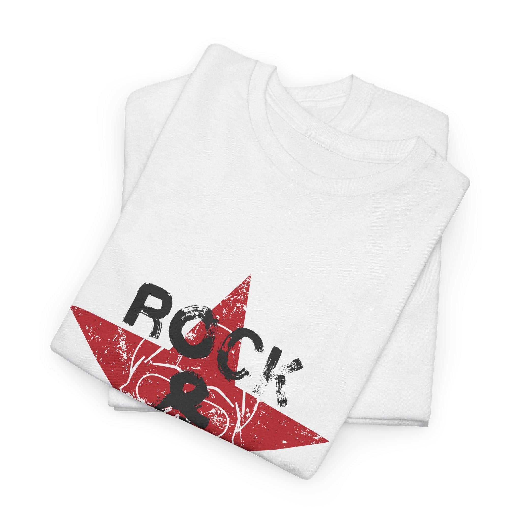 Rock and Roll Skull T-Shirt, Distressed Vintage Music Graphic Tee