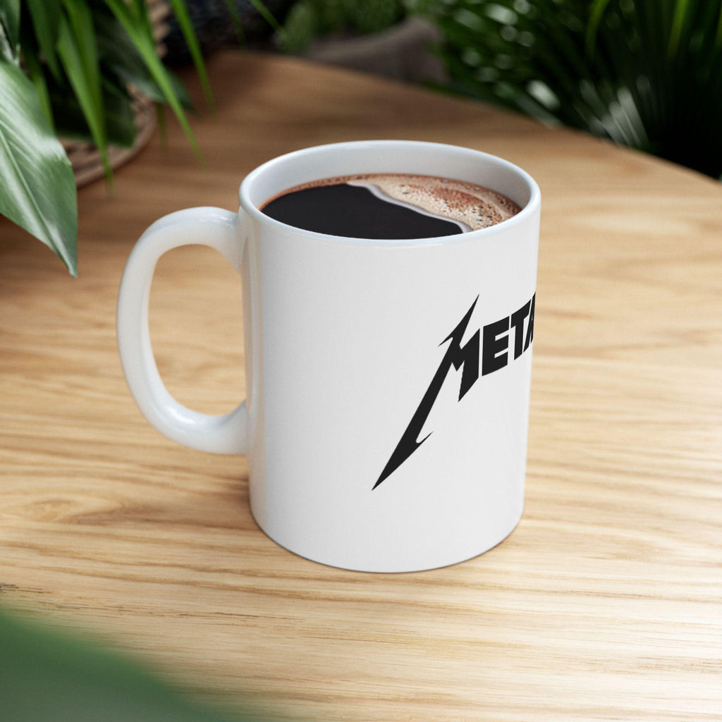 Metallca Mug | Ceramic Coffee Cup 11oz