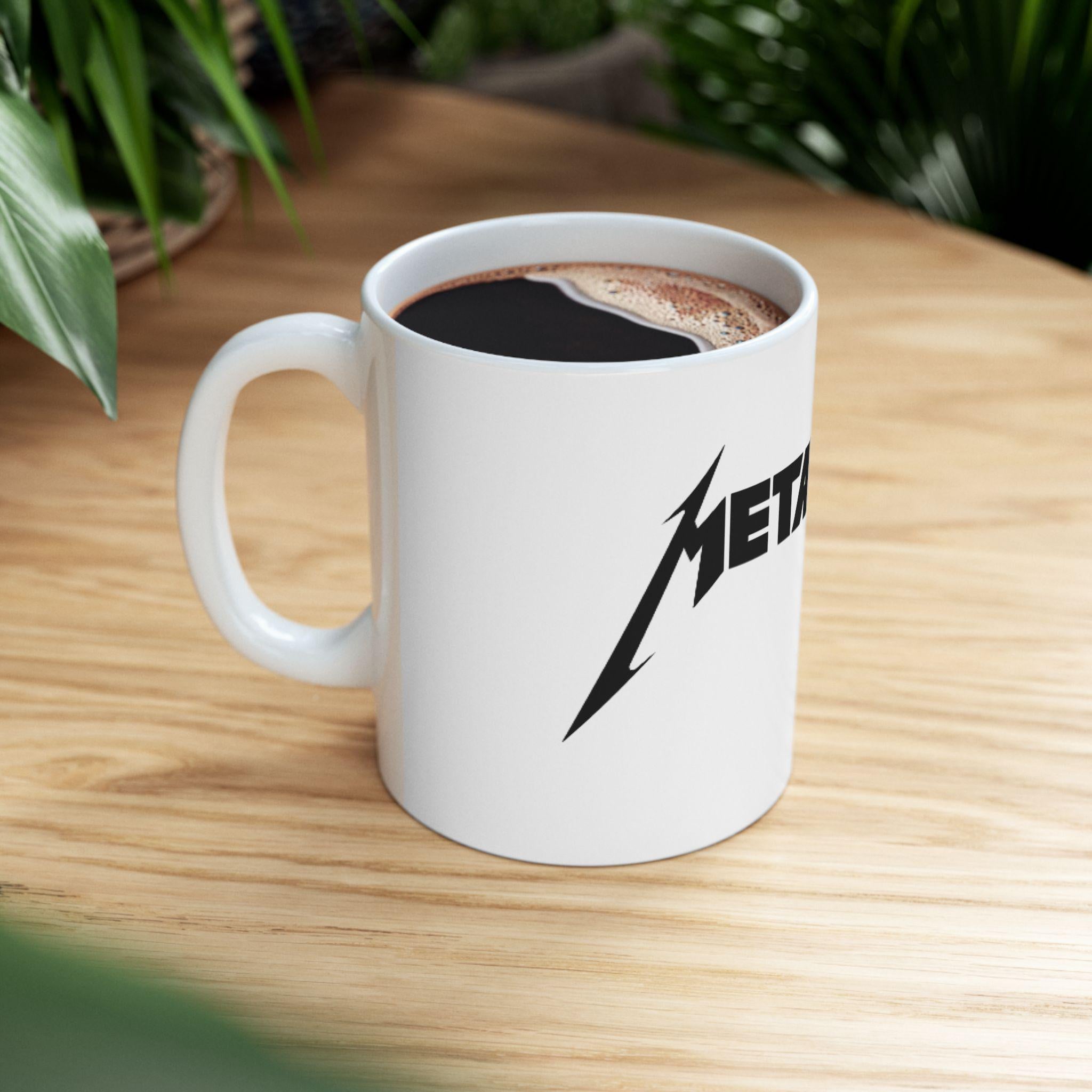 Metallca Mug | Ceramic Coffee Cup 11oz