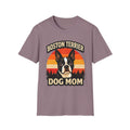 Retro Boston Terrier Dog Mom Shirt, Vintage Sunset Pet Lover Tee