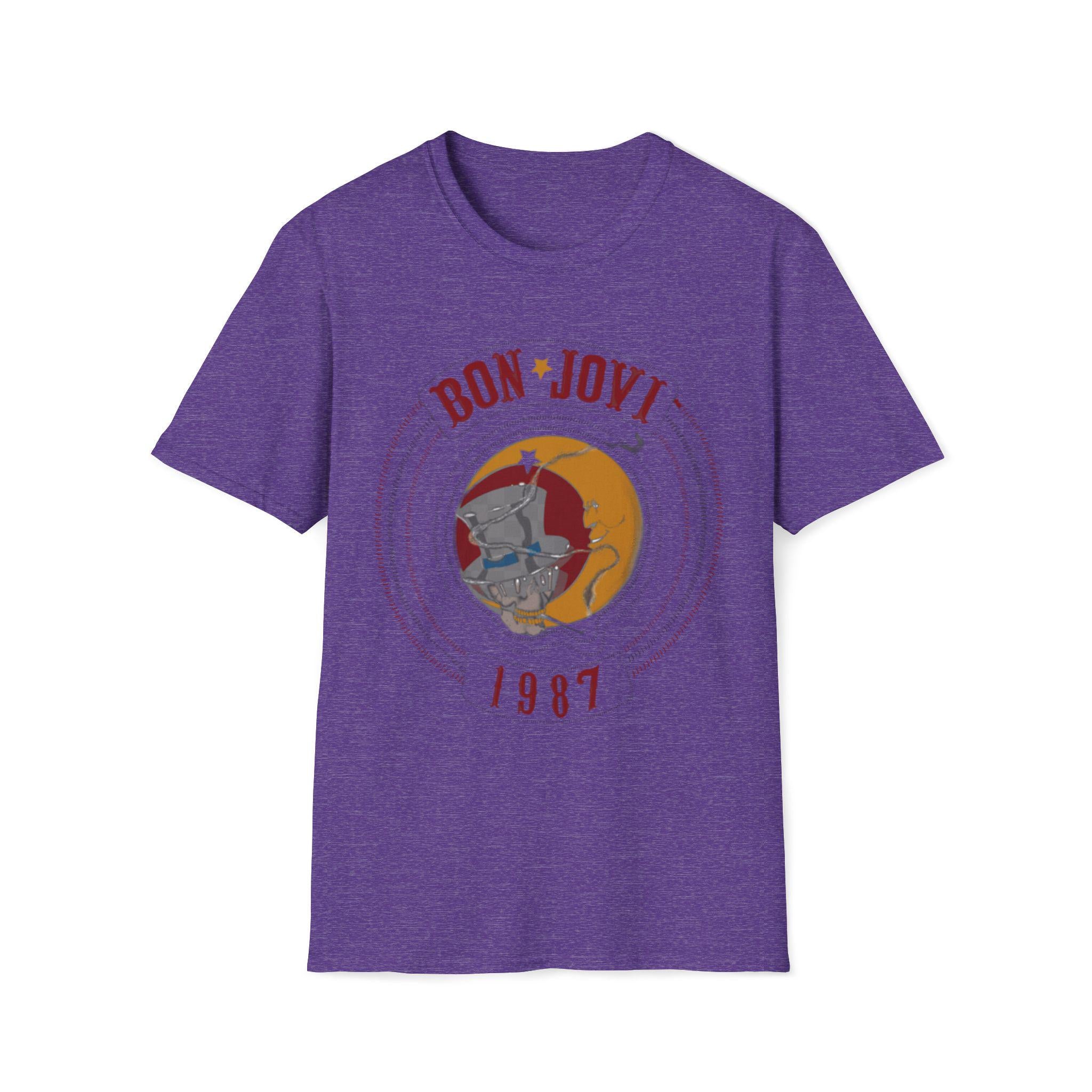 BON JOVI EST 1987 T-Shirt | Band Tee, Typography Shirt