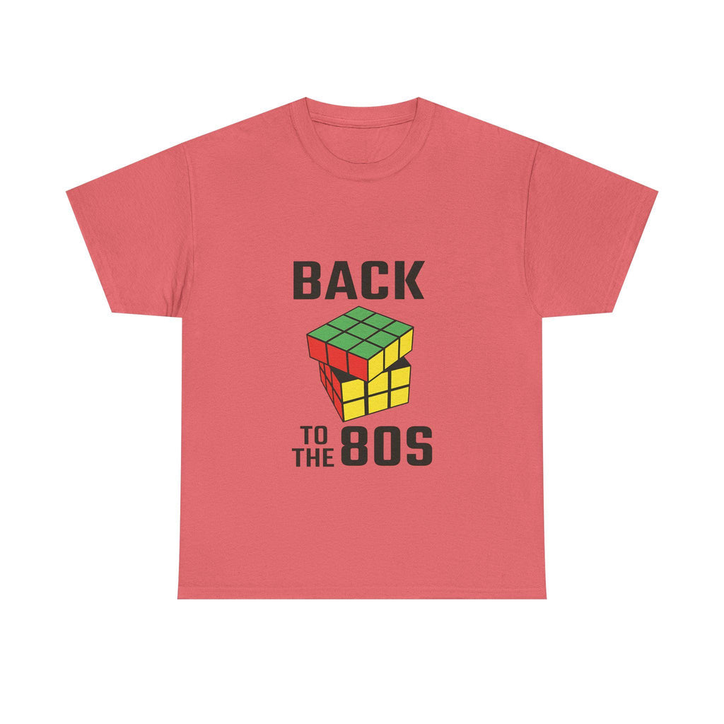 80s Retro T-Shirt, Rubik's Cube Graphic Tee, Nostalgic Vintage Style