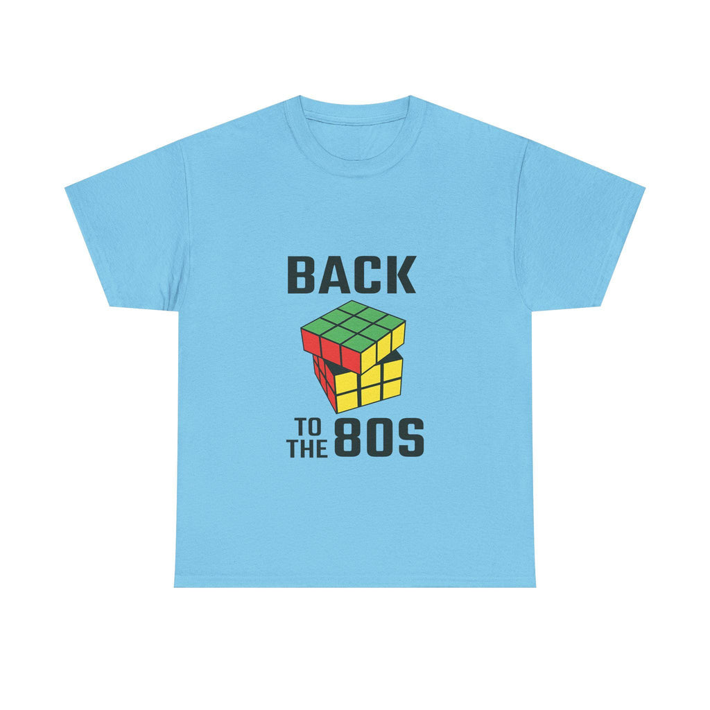 80s Retro T-Shirt, Rubik's Cube Graphic Tee, Nostalgic Vintage Style
