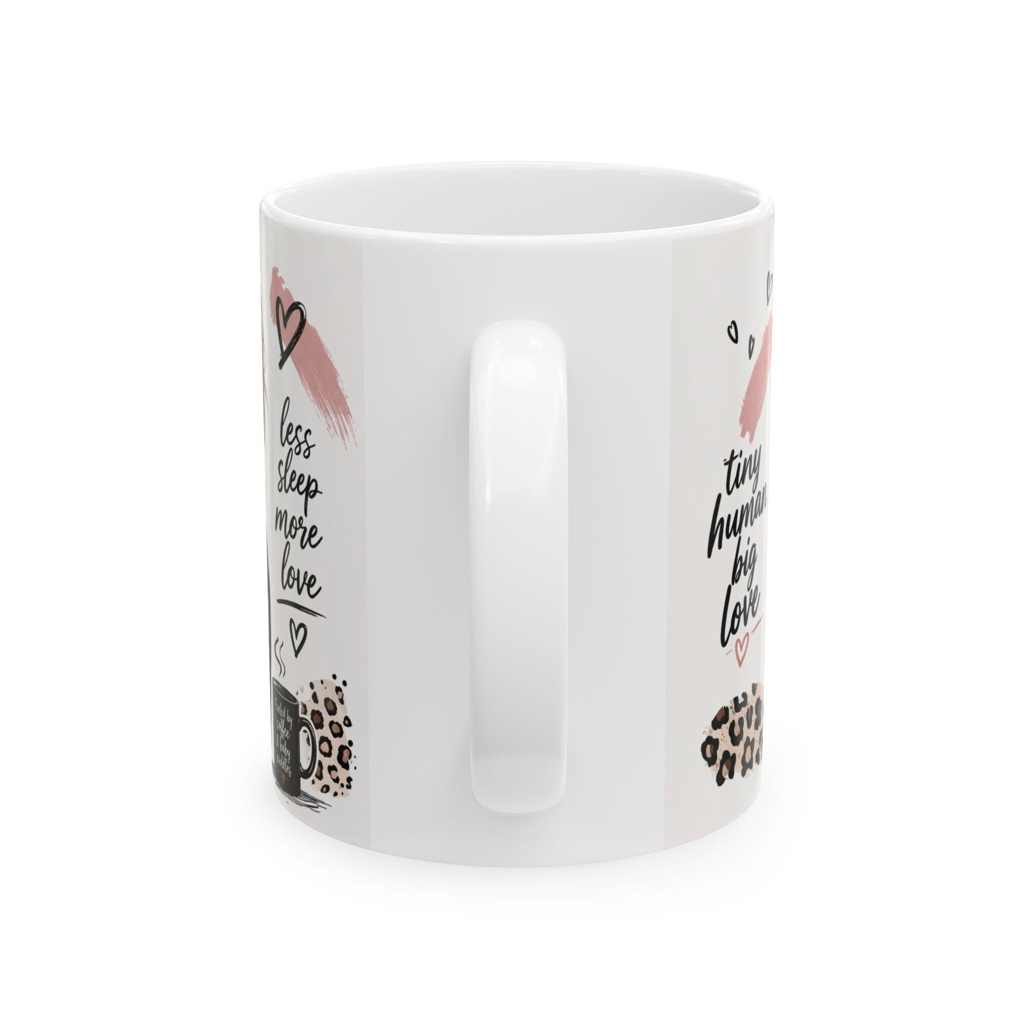 New Mom Life Illustration Mug | Motherhood Coffee Cup