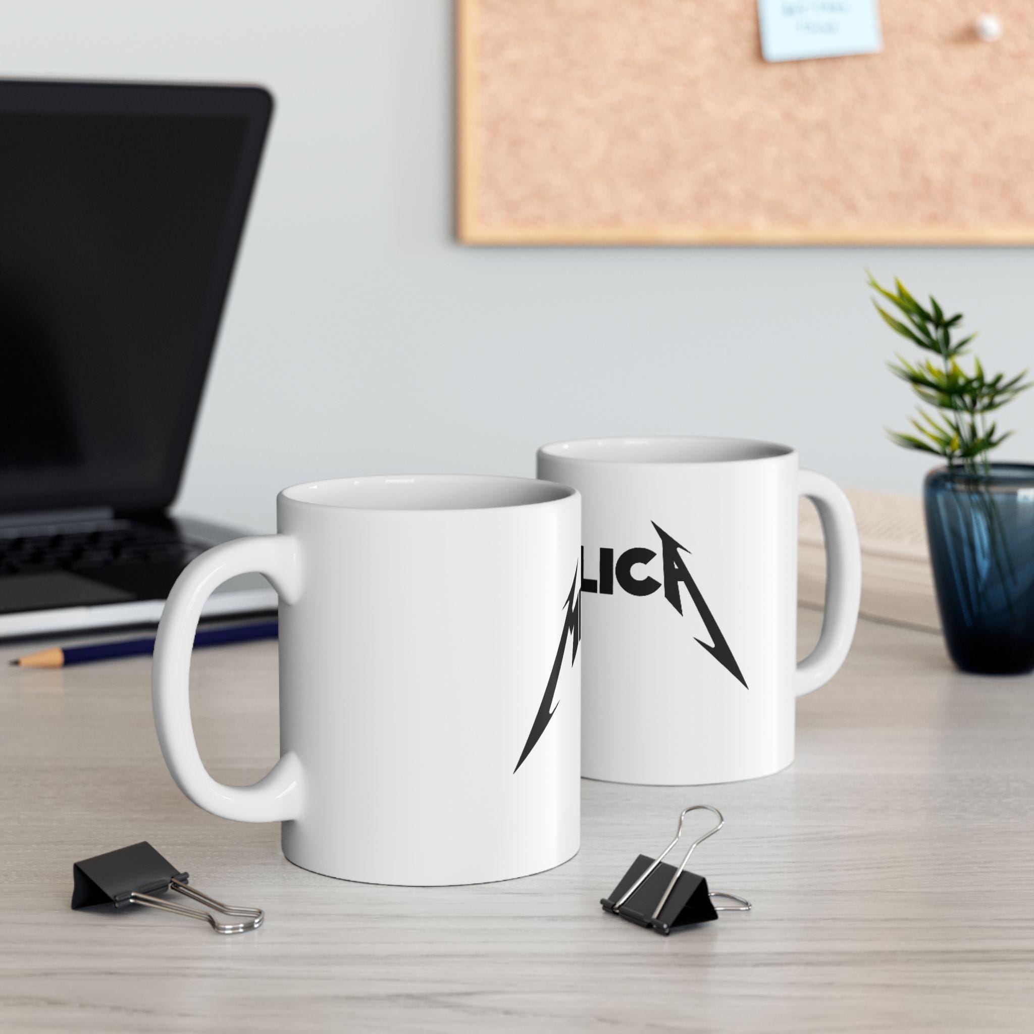 Metallca Mug | Ceramic Coffee Cup 11oz