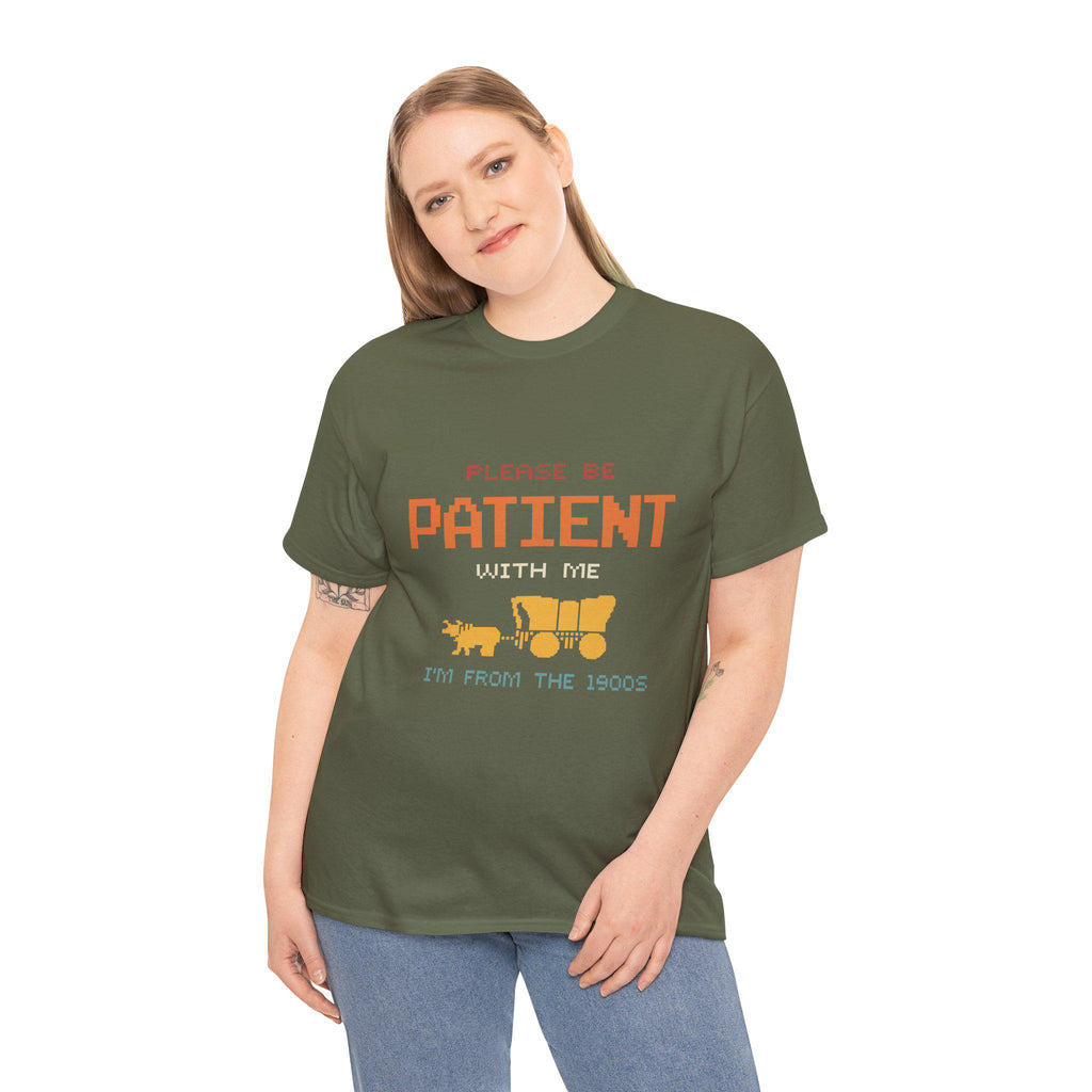 Please Be Patient I'm From 1900s Retro Pixel Art T-Shirt