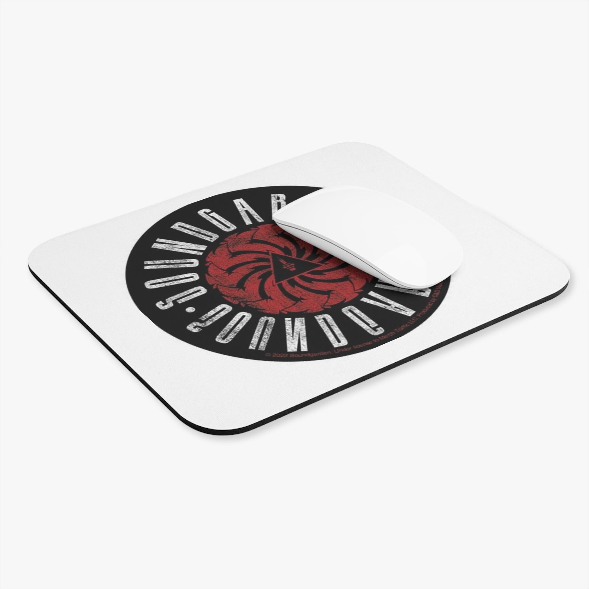 Soundgarden Grunge Band Logo Mouse Pad | Rock Band Lightning Bolt Desk Mat