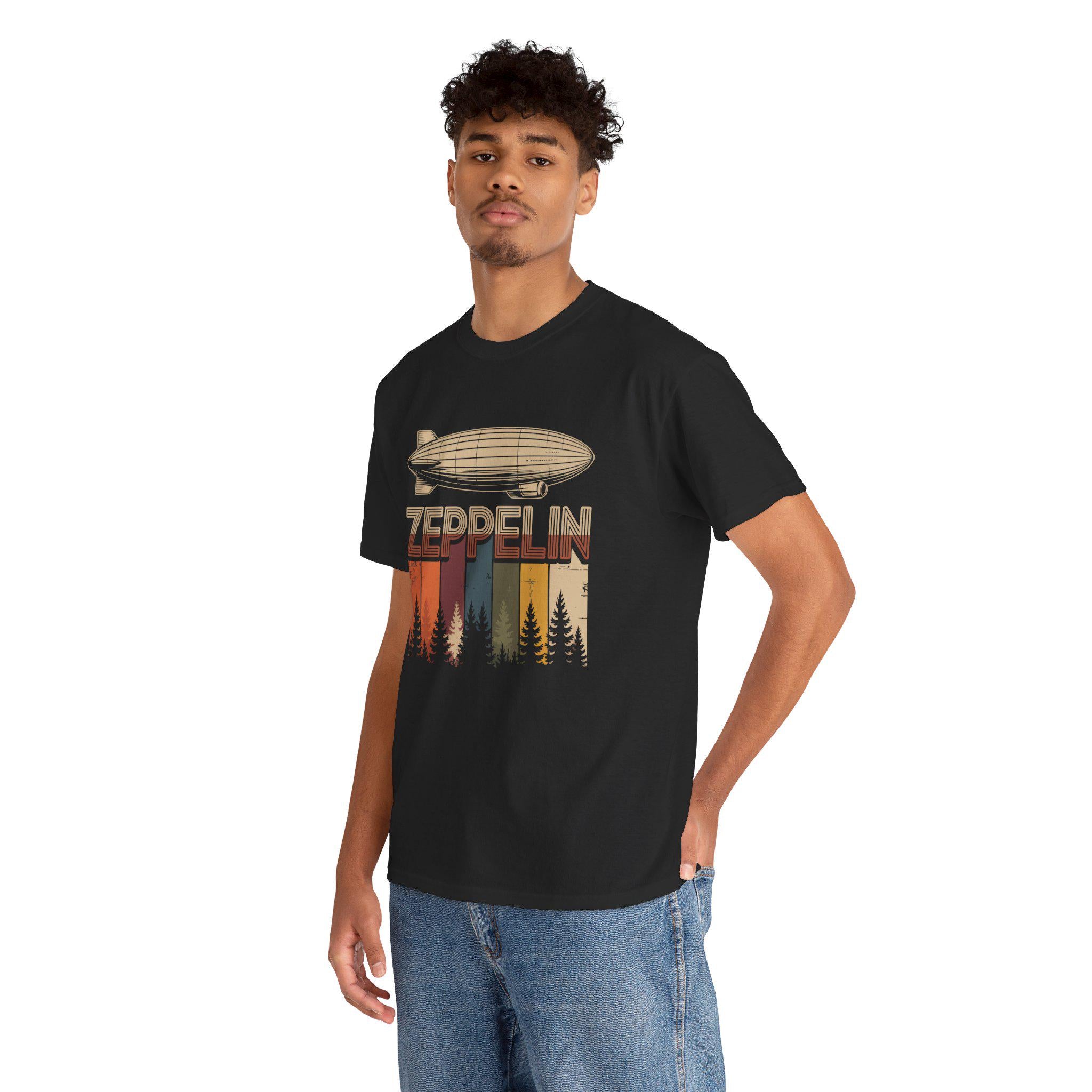 Zeppelin Vintage T-Shirt | Retro Airship Shirt | Aviation Graphic Tee | Steampunk Gift | Adventure Travel Tee