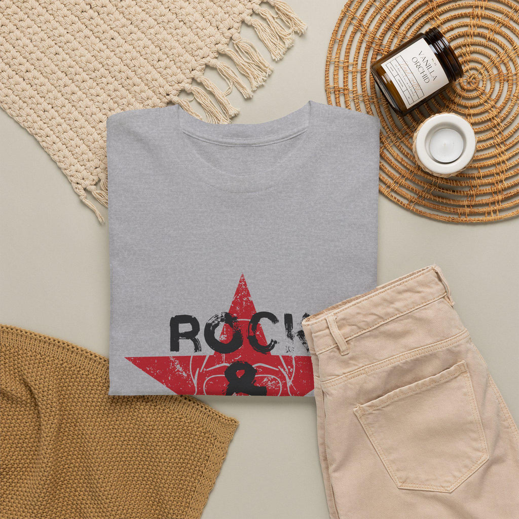 Rock and Roll Skull T-Shirt, Distressed Vintage Music Graphic Tee