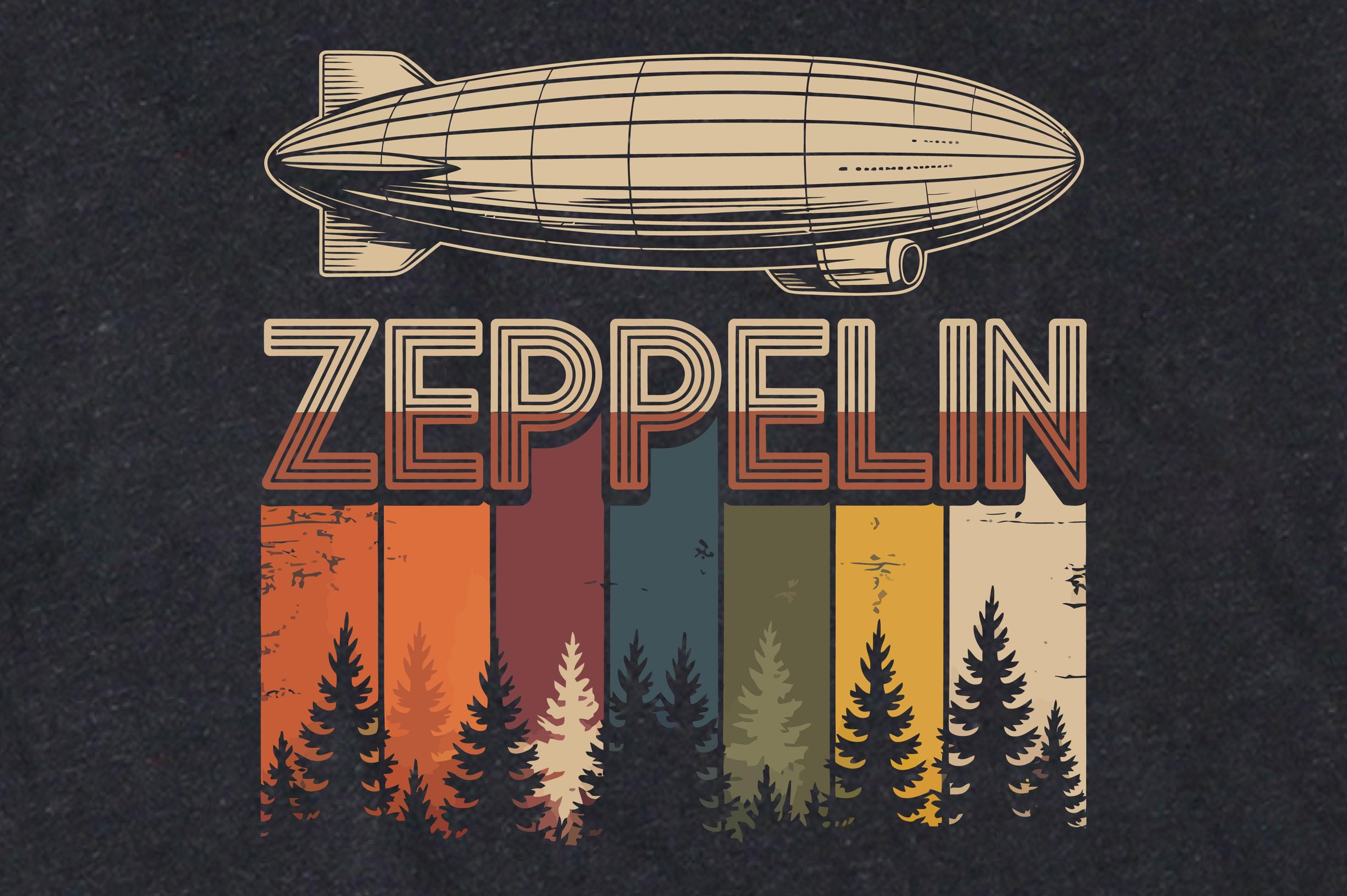 Zeppelin Vintage T-Shirt | Retro Airship Shirt | Aviation Graphic Tee | Steampunk Gift | Adventure Travel Tee
