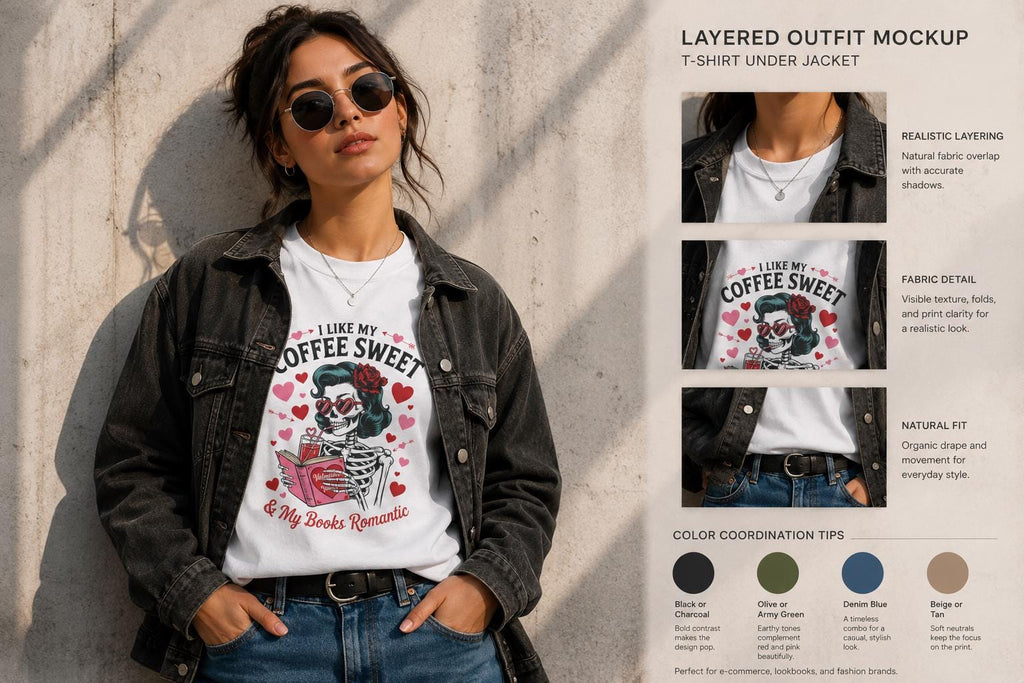 I Like My Coffee Sweet Romantic Skeleton T-Shirt, Book Lover Tee