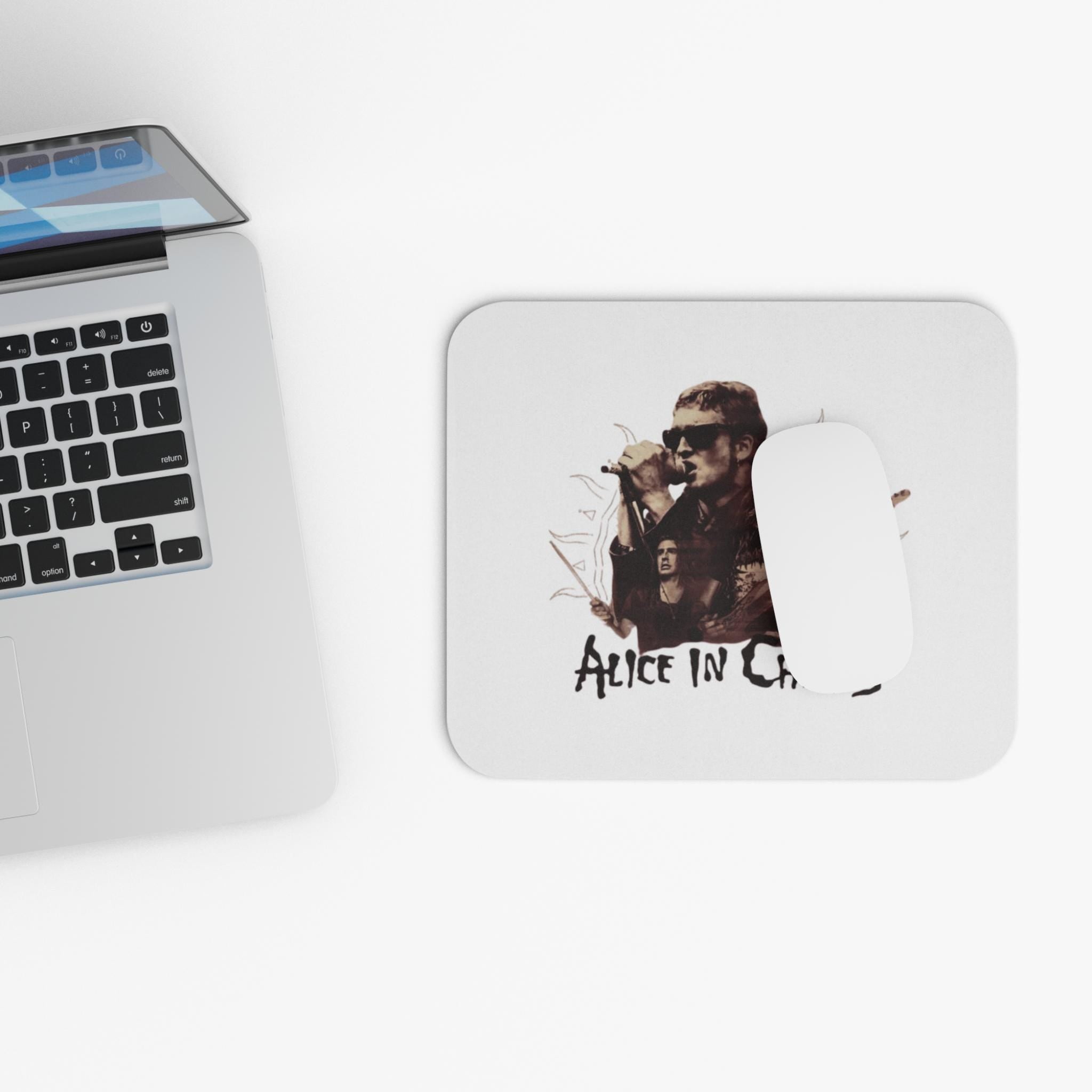 Alice in Chains Logo Mouse Pad | Rock Band Lightning Bolt Desk Mat