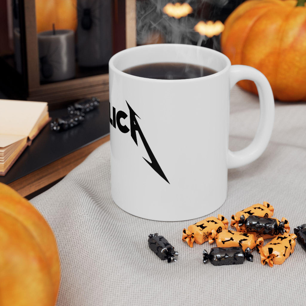 Metallca Mug | Ceramic Coffee Cup 11oz