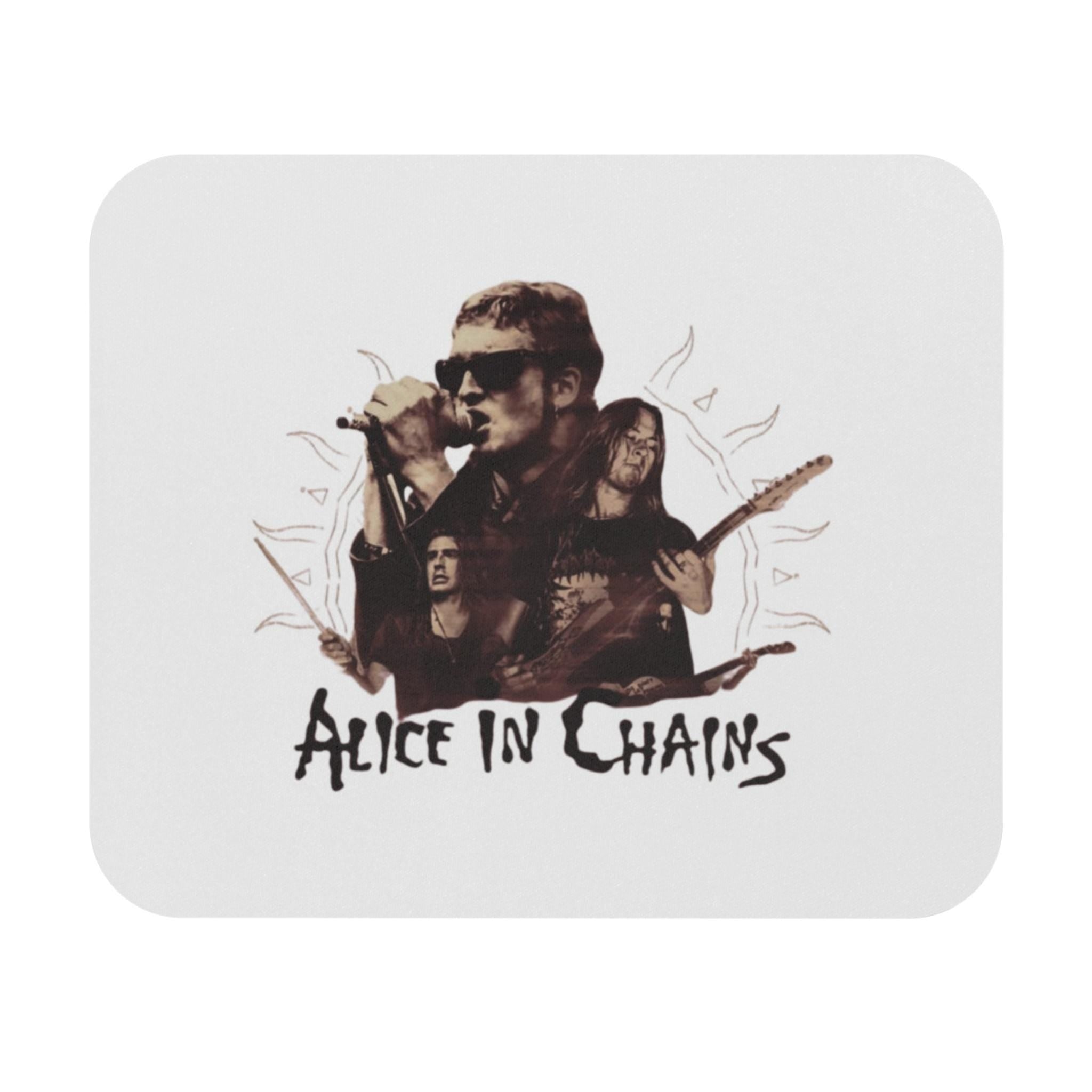Alice in Chains Logo Mouse Pad | Rock Band Lightning Bolt Desk Mat