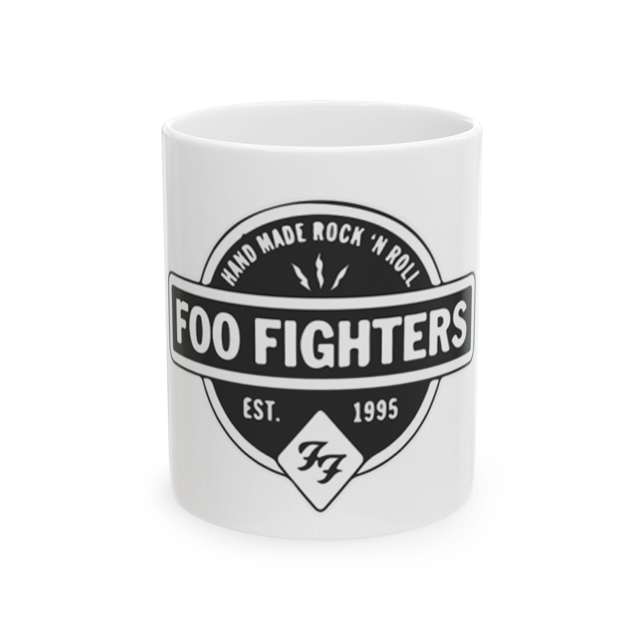 Foo Fighters logo Mug | Rock Band ceramic coffee cup, Est. 1995