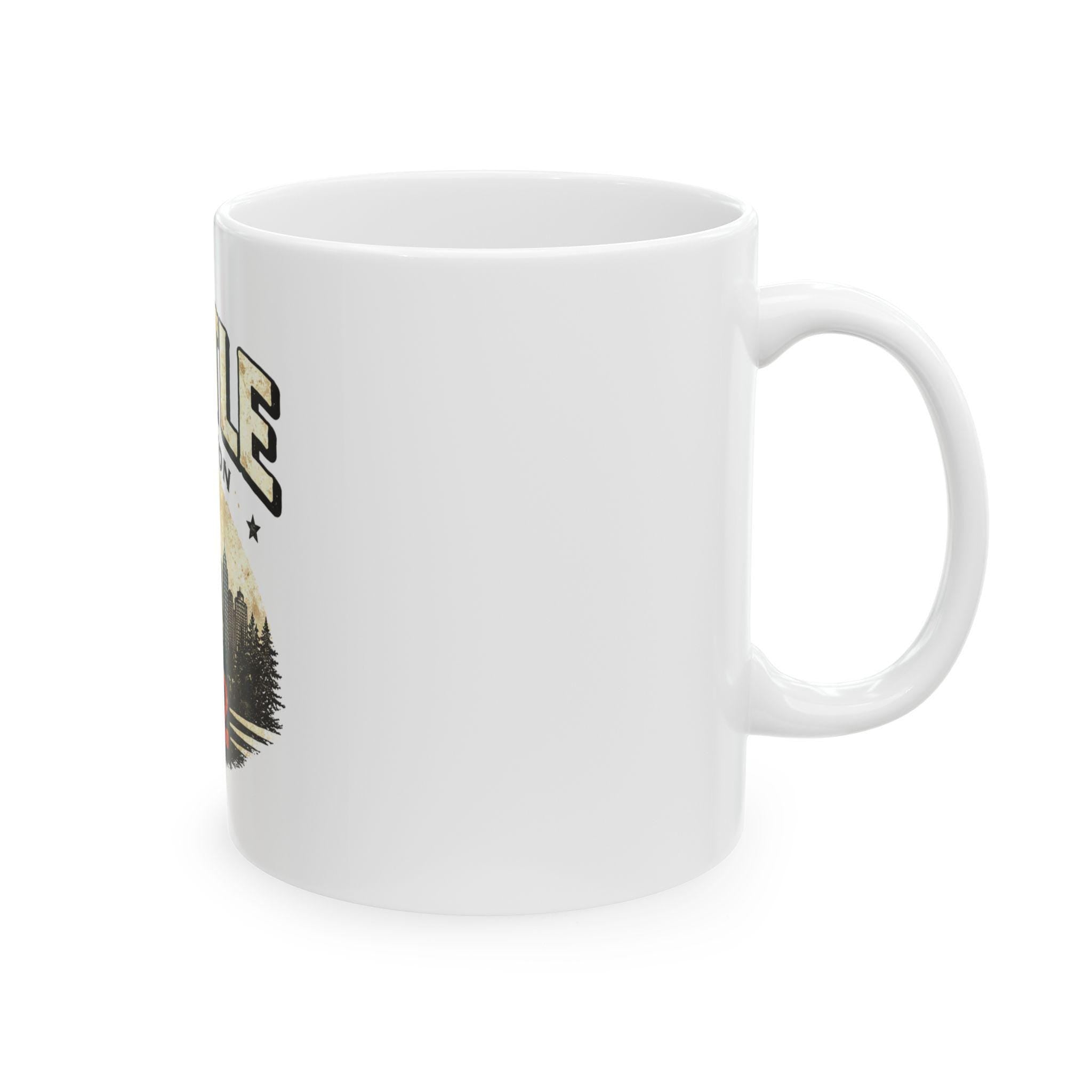 Seattle Washington Skyline 1992 Mug | Ceramic Coffee Cup