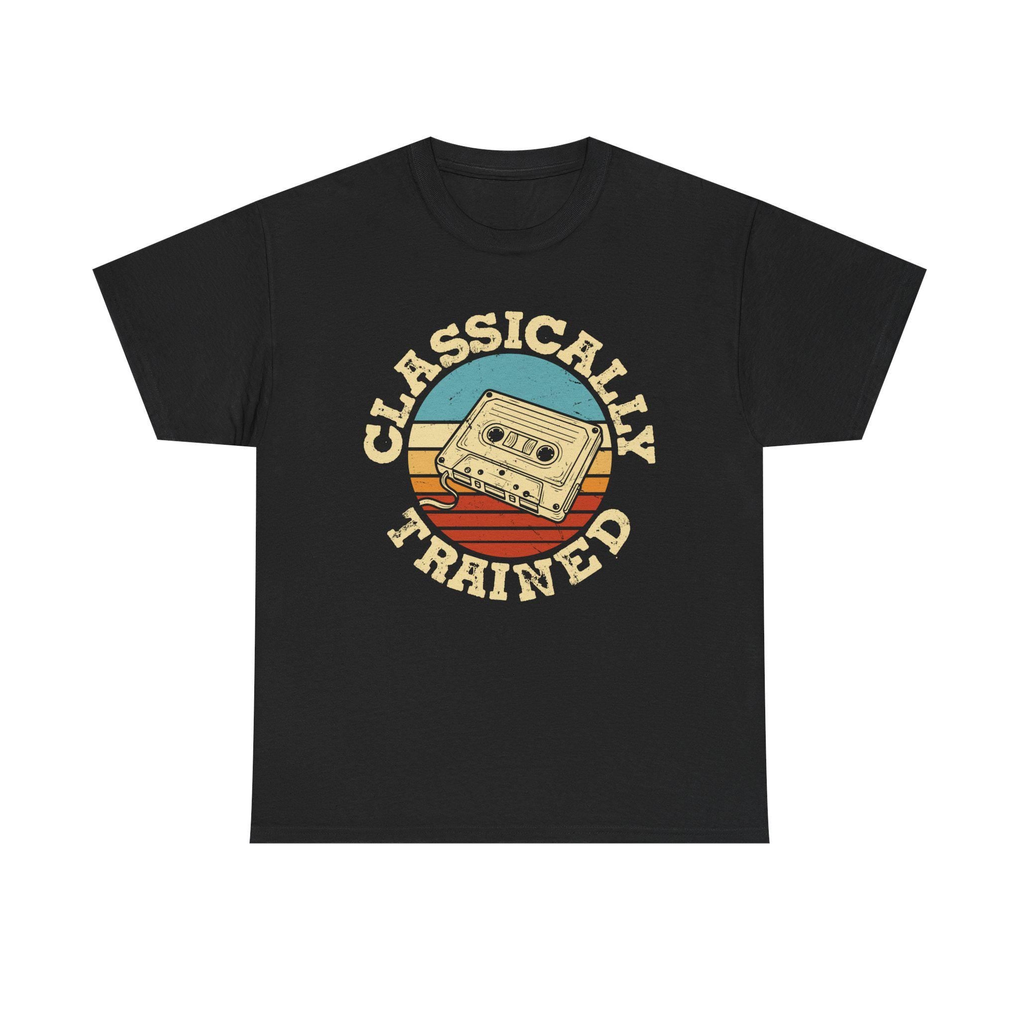 Classically Trained Cassette Tape T-Shirt, Retro 80s 90s Music Tee