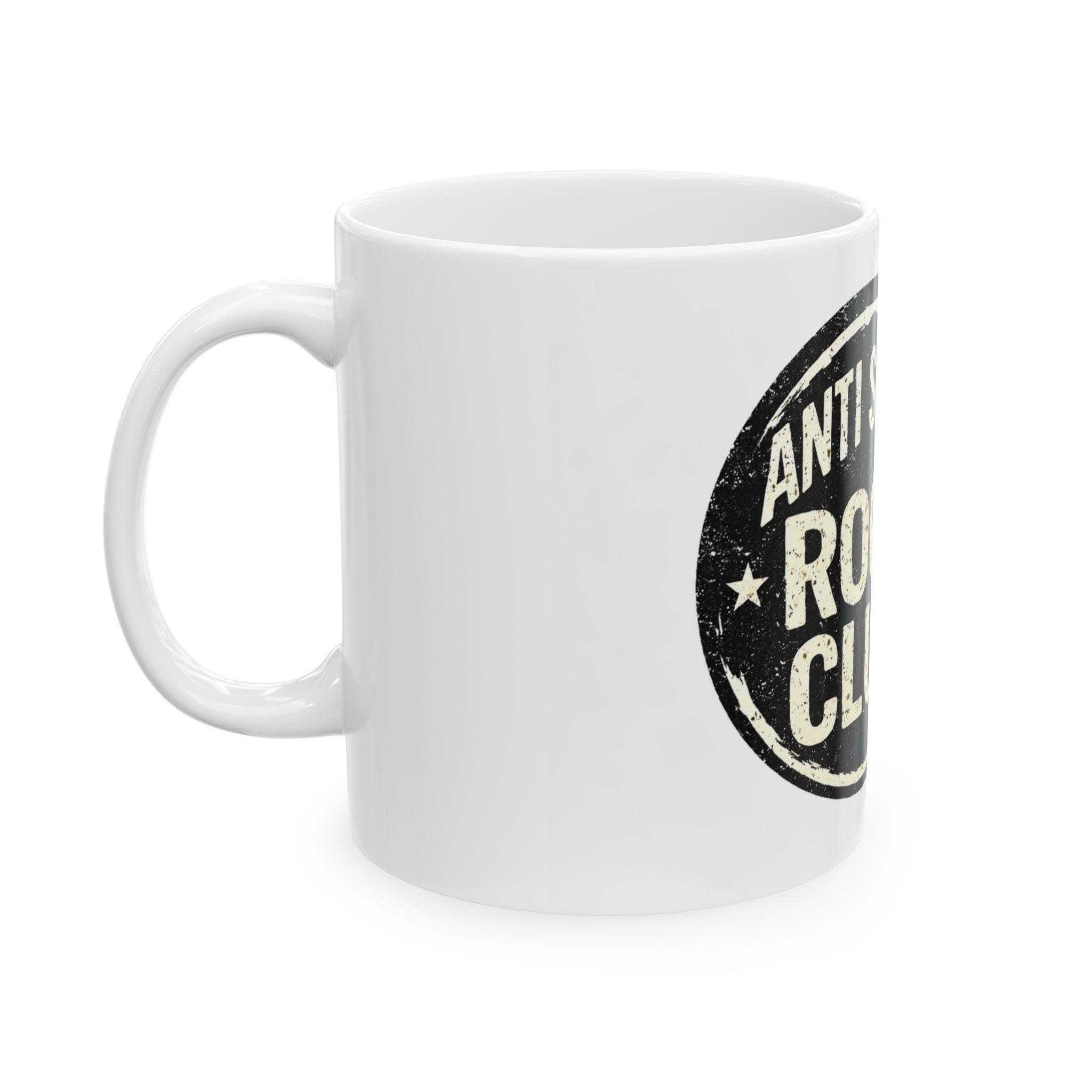 Anti Social Rock Club Mug | Ceramic Coffee Tea 11oz 15oz