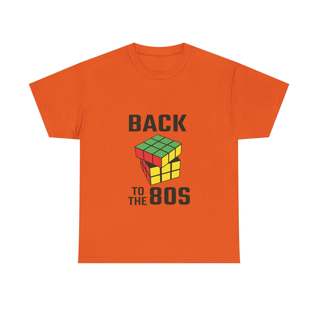 80s Retro T-Shirt, Rubik's Cube Graphic Tee, Nostalgic Vintage Style