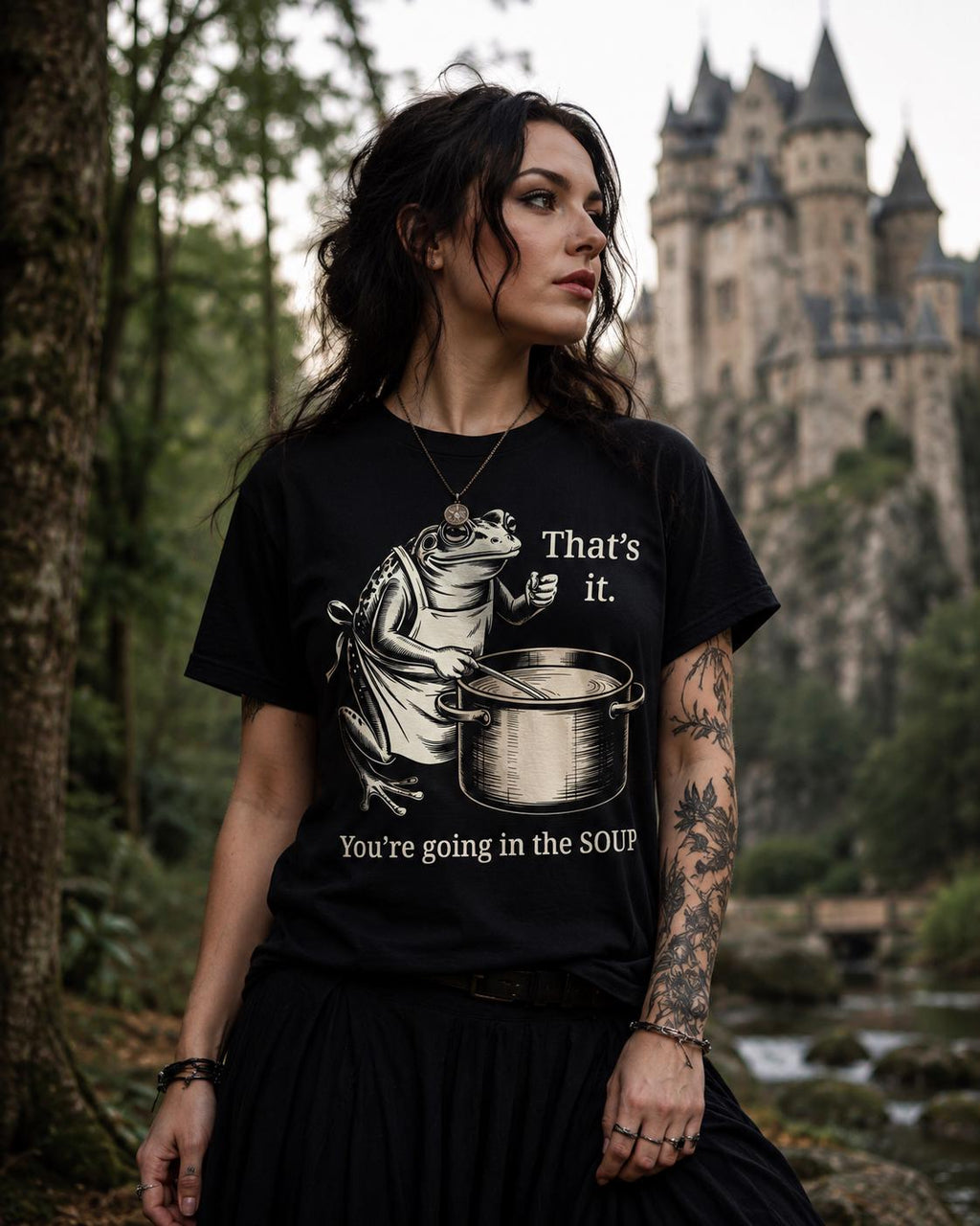 Funny Frog Soup Shirt, That's It You're Going In The Soup T-Shirt, Viral Frog Meme Tee, Dark Humor Shirt, Funny Graphic Tee, Limited Edition